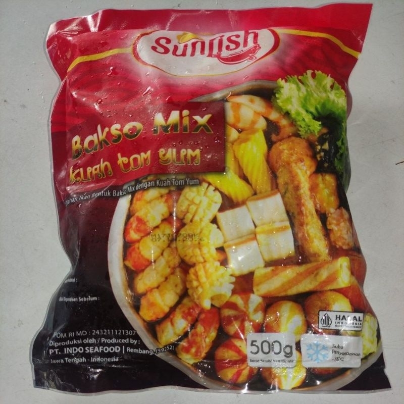 

SUNFISH Bakso Mix Kuah Tom Yum 500g