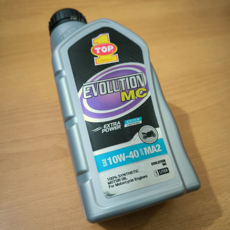 Oli Motor 4T TOP1 EVOLUTION MC 10W-40 1L FULL SYNTHETIC