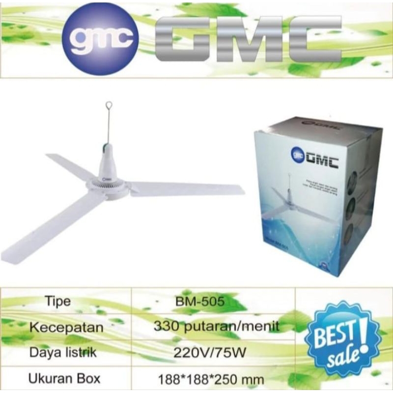 Ceiling fan GMC 56", CMC GMC kipas langit-langit