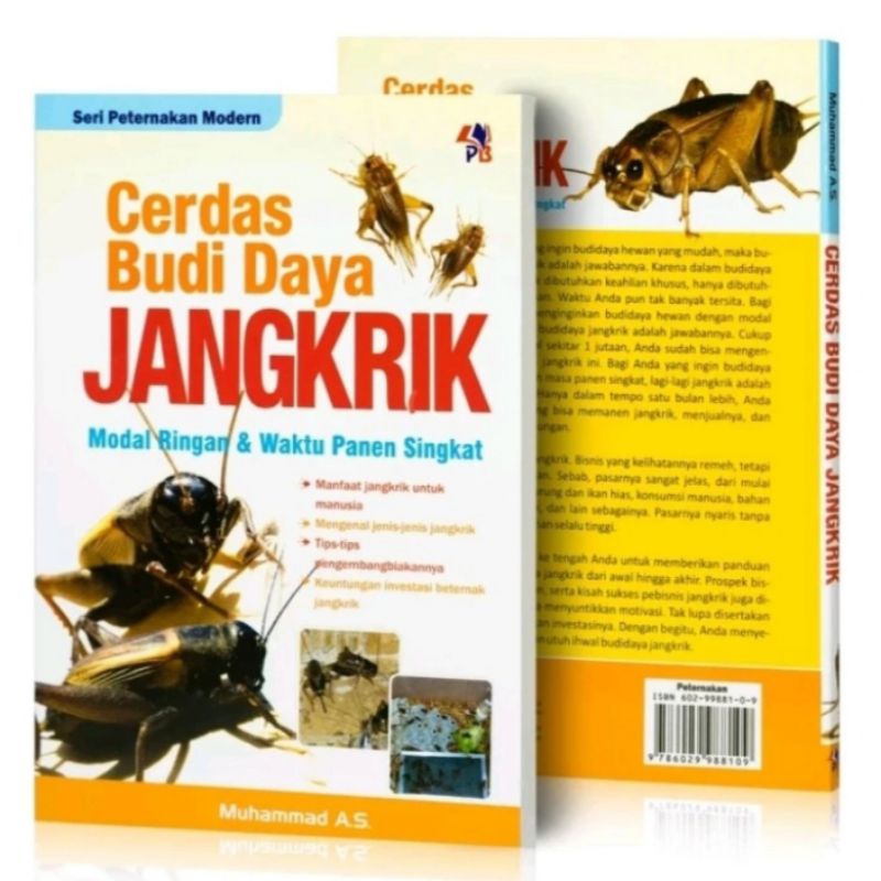 Buku Cerdas Budidaya Beternak Jangkrik