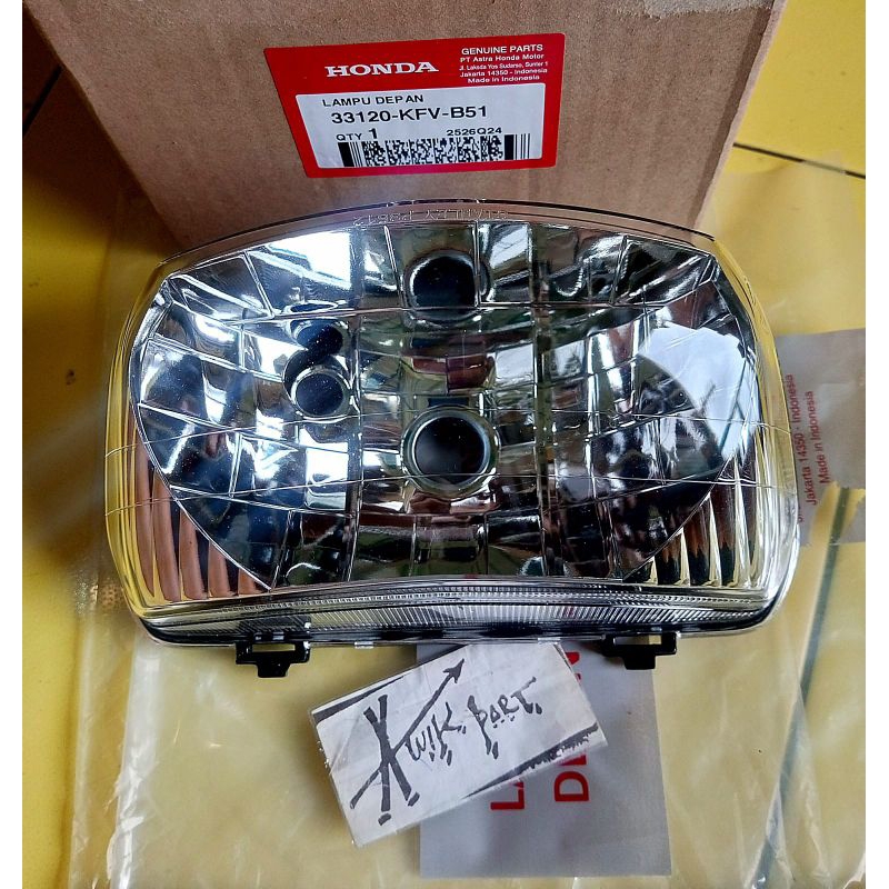 reflektor lampu depan legenda 2 original ahm