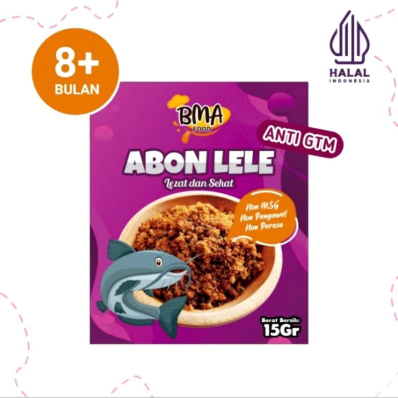 

Abon MPASI Anti GTM NON MSG BB Booster Abon Bayi Abon Lele 15gr