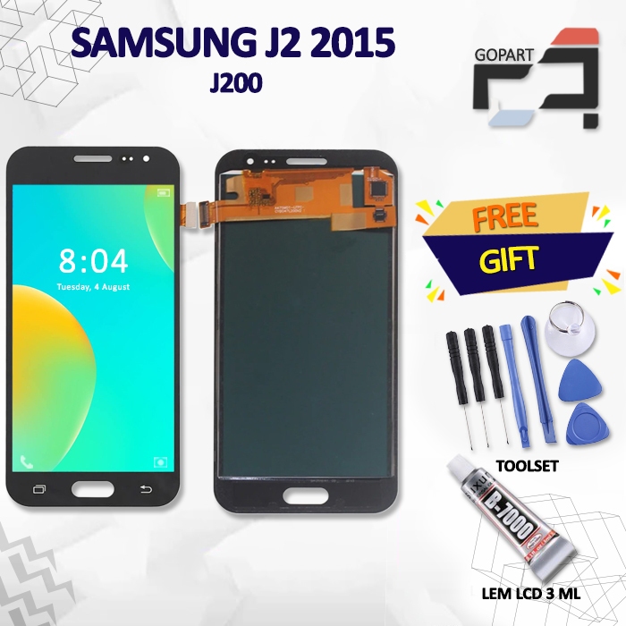 LCD SAMSUNG J200 / GALAXY J2 2015 KONTRAS ORIGINAL FULLSET FREE TOOLSET+LEM G2849