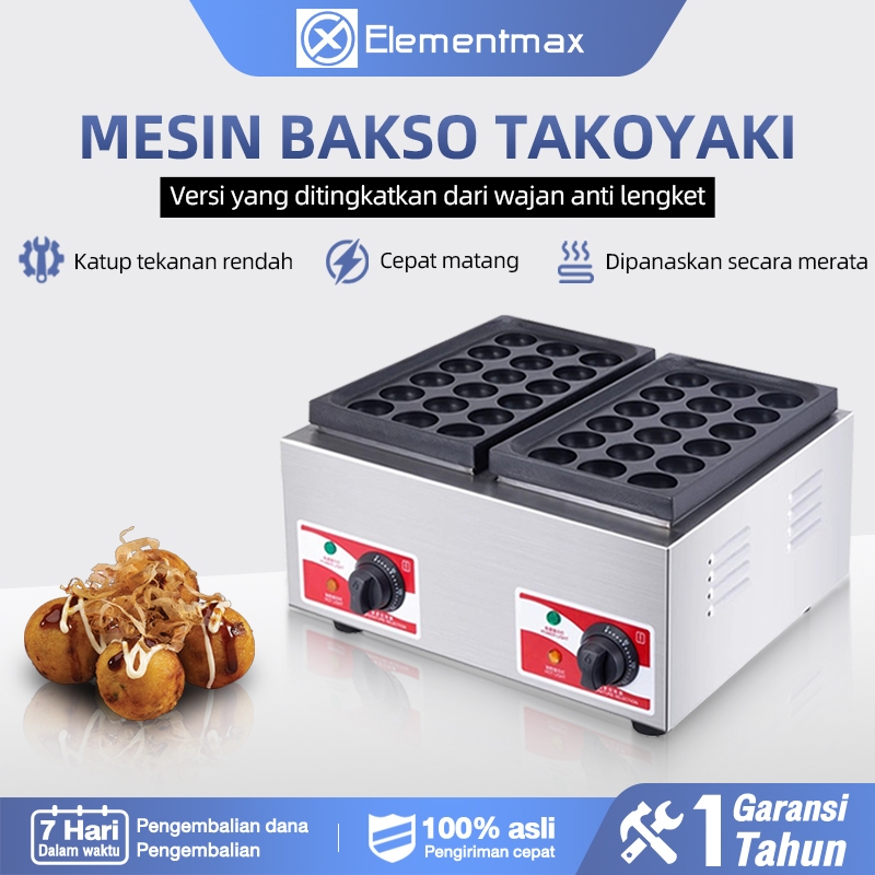 Mesin takoyaki cetakan takoyaki anti lengket Kompor Takoyaki Gas 56 Lubang Kompor takoyaki dan cetak