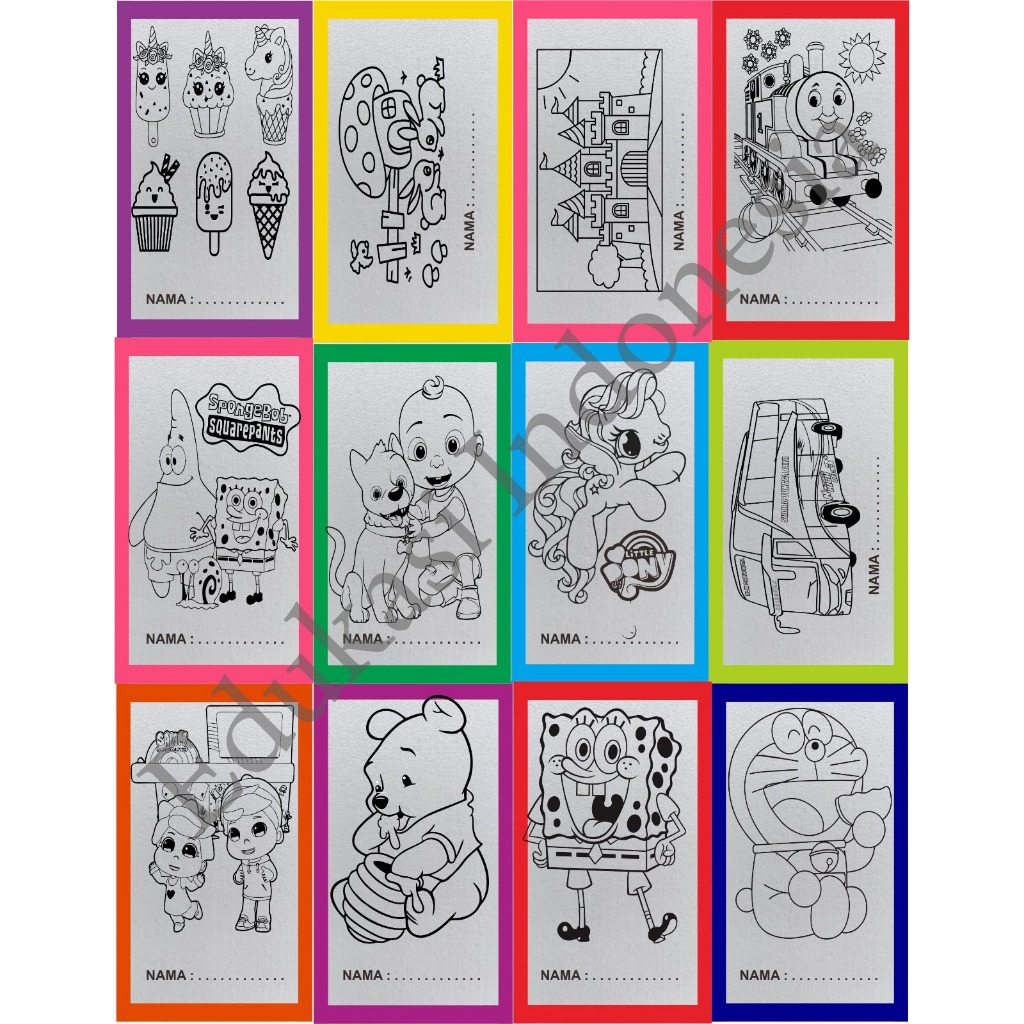 

grosir media mewarnai sterofoam isi 20 pcs 33x50 / lukis sterofom / styrofoam melukis / gabus lukis / mewarnai sterofoam / edukasi anak