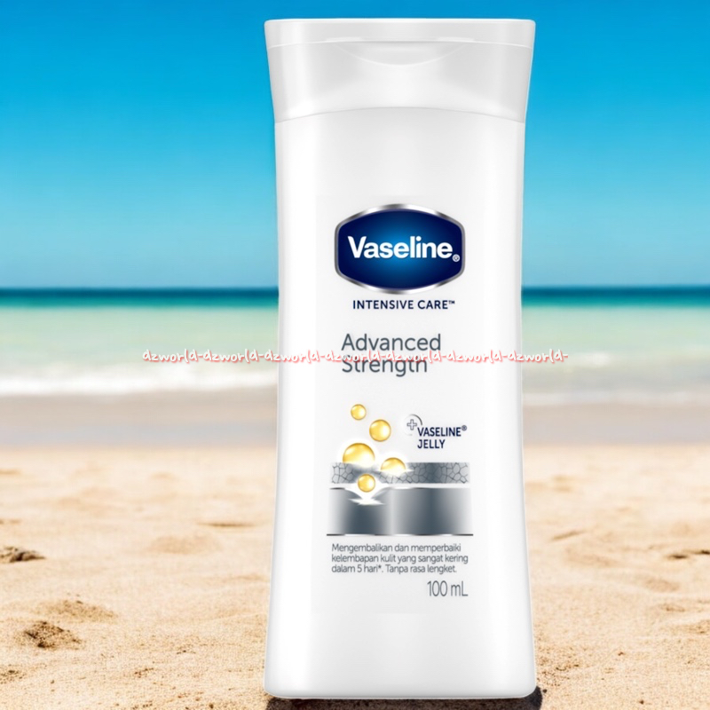 Vaseline 200ml Intensive Care Advance Strenght Vasellin Putih Vaselin Handbody White