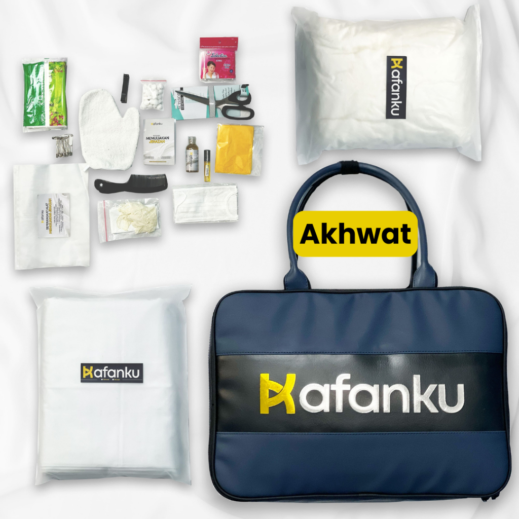 Paket Kain Kafan Kafanku Akhwat (Perempuan) | Perlengkapan Jenazah Kain Kafan Premium Terjangkau