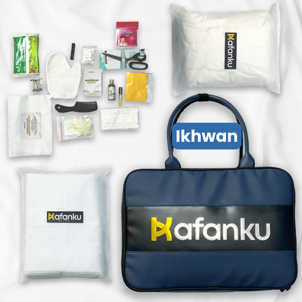 Paket Kain Kafan Kafanku Ikhwan (Laki-laki) | Perlengkapan Jenazah Kain Kafan Premium Terjangkau