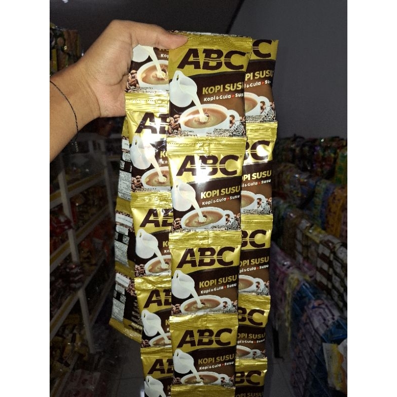 

Kopi ABC Kopi Susu Sachet 31gr- 1 Renceng Isi 10 Sachet ×3