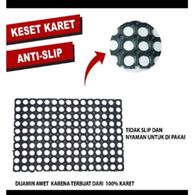 Keset kaki karet ring mart / keset anti slip