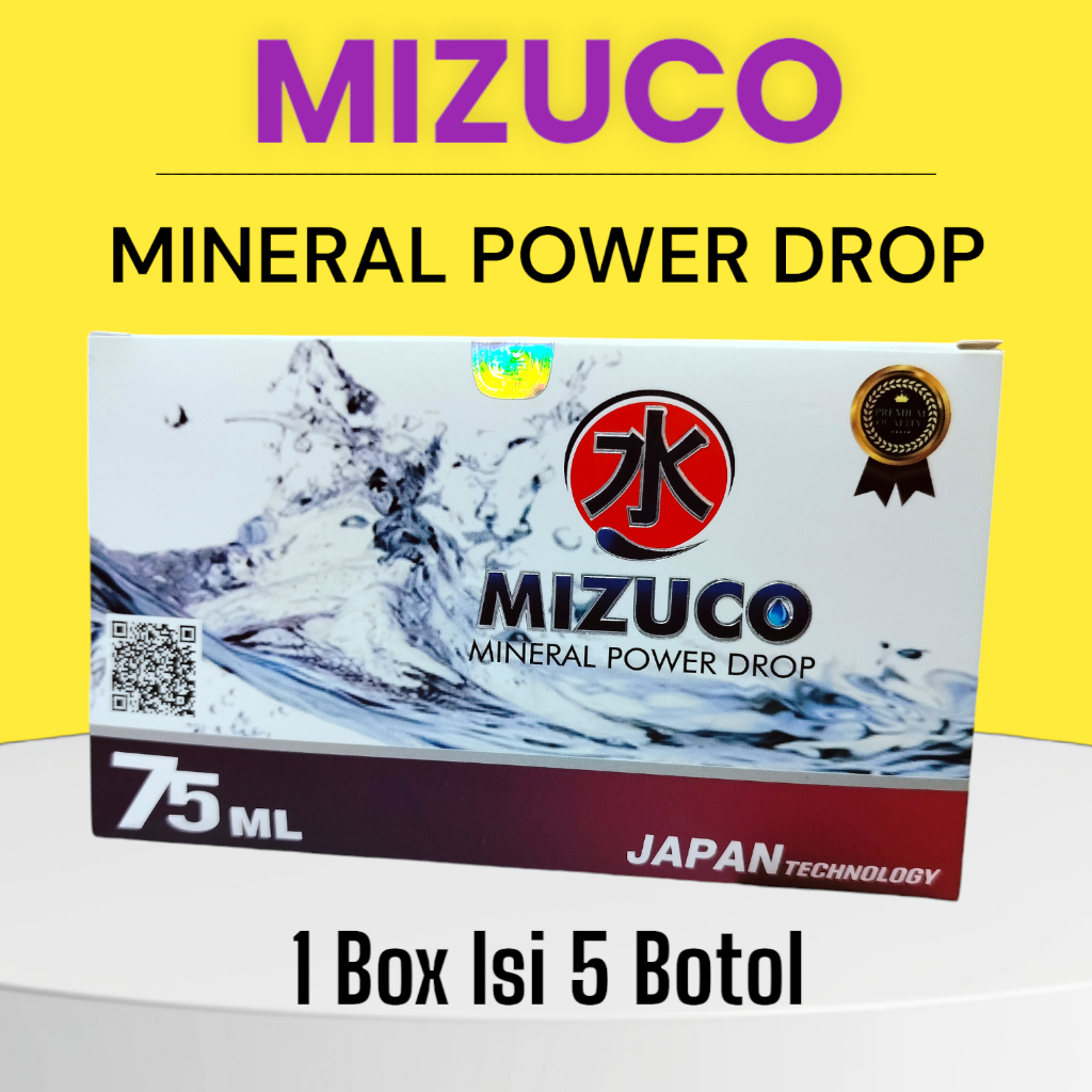 

MIZUCO MINERAL ALKALINE 1 BOX ISI 5 BOTOL ORIGINAL