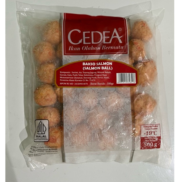 

CEDEA BAKSO SALMON 500gr. Siap saji dan 100% HALAL