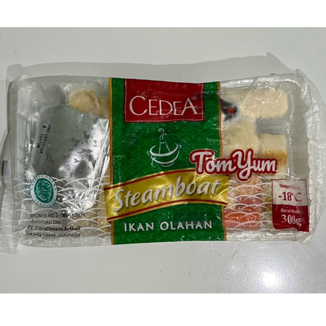 

CEDEA Tomyum Steamboat Ikan Olahan 300gr. Siap saji dan 100% HALAL