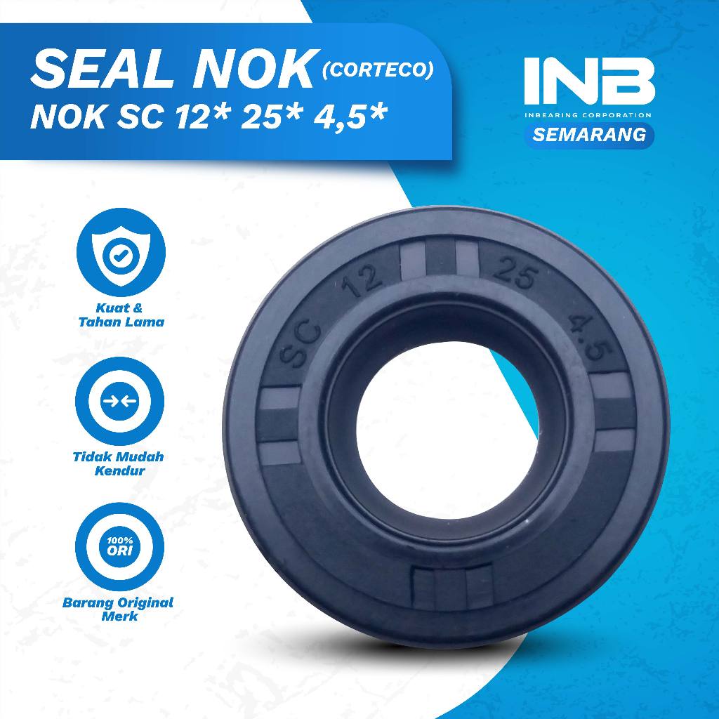 Seal Sc 12 25 4.5 Nok Seal Mesin Pompa Air SubmerSible Original Nok INB SEMARANG