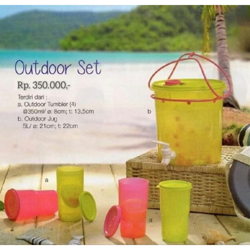 Tupperware promo Outdoor Set