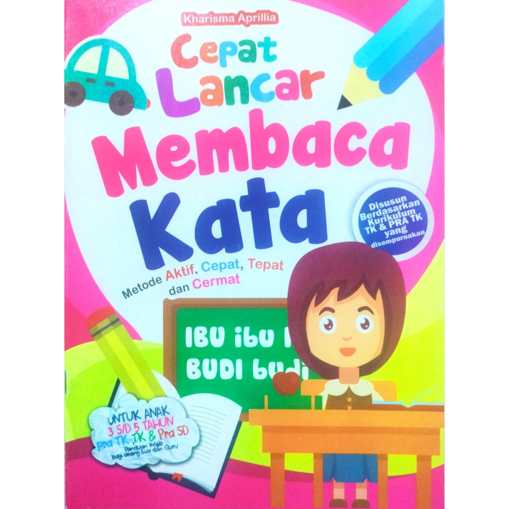 Buku Paud dan TK Cepat Lancar Membaca Kata