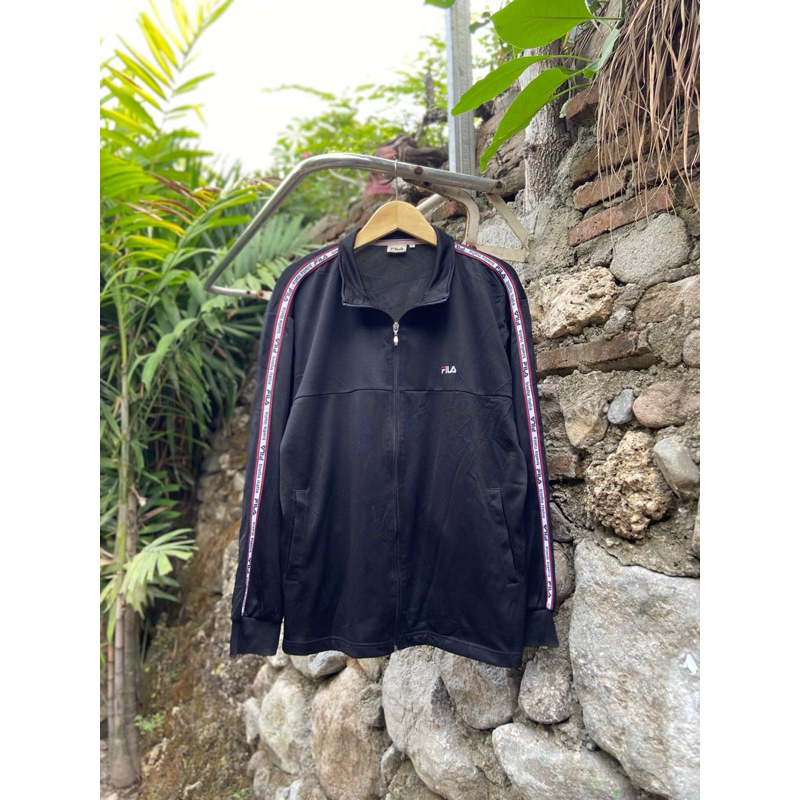 Tracktop Fila Black Tapped Second Original