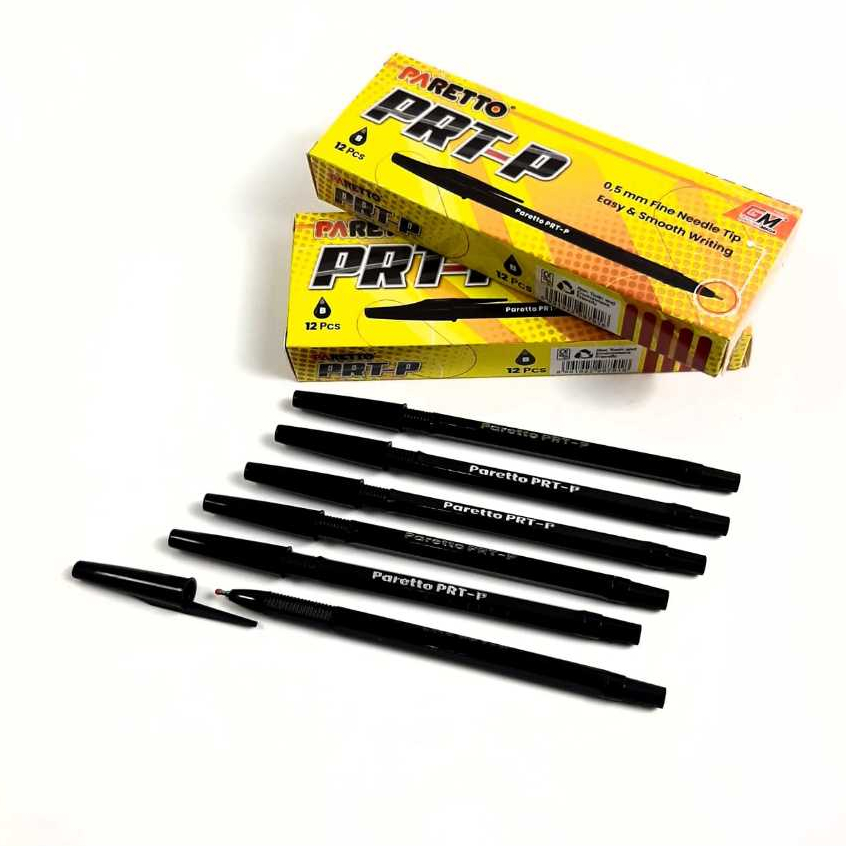 

Harga Grosir (1Kotak/12pcs ) Pulpen Ball Paretto PRT-P 0,5MM GADJAH MADA