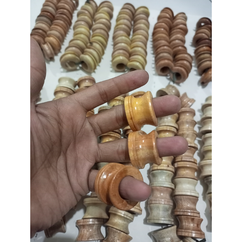 GULUNGAN SENAR PANCING KAYU KECIL RAPIH SIZE 3 ISI 20.PCS