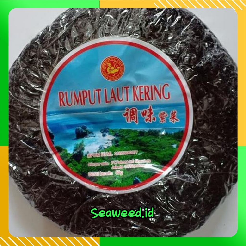 

Rumput laut kering Cichai Rumput laut masak cicai 50gr Untuk Sop Rumput Laut