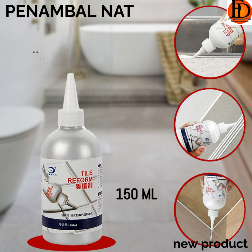 LEM Pelapis Celah Ubin, Nat Keramik, Lantai, Kamar Mandi, Waterproof Tile Reform Waterproof Pengisi 