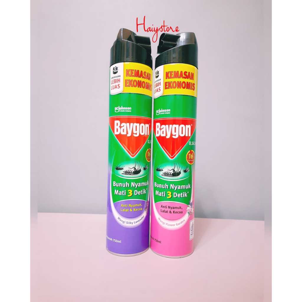 HS // Baygon Aerosol Jumbo 750ml // Baygon Silky Lavender 750ml // Baygon 750ml