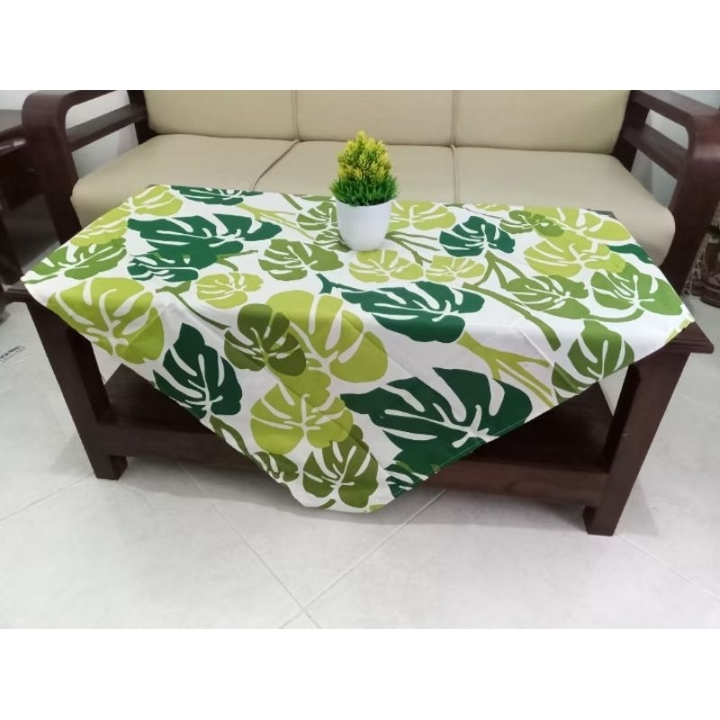 TAPLAK MEJA RUANG KAMAR TAMU TERAS PERSEGI KOTAK UKURAN +100x100 Taplak meja sofa/Taplak meja esteti