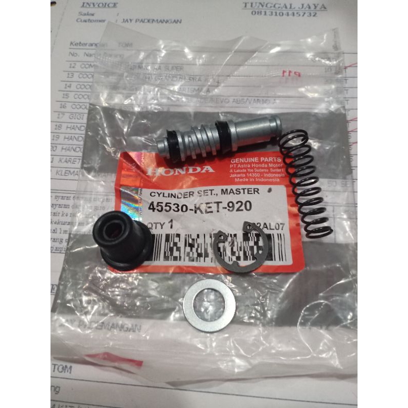 SEAL SIL MASTER REM DEPAN HONDA SUPRA X KHARISMA