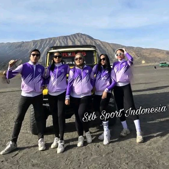 BAJU SENAM , STELAN AEROBIC SXB SPORT PURPLE