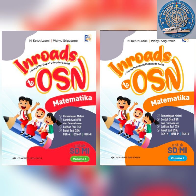 BUKU INROADS TO OSN MATEMATIKA UNTUK SD/MI ERLANGGA ORIGINAL