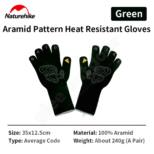 SARUNG TANGAN SAFETY TAHAN PANAS ARAMID NATUREHIKE CNH22FS003