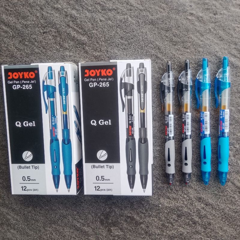 

Pulpen Gel Pen Joyko Q-265 Q Gel ( 12 Pcs ) [ Original ]