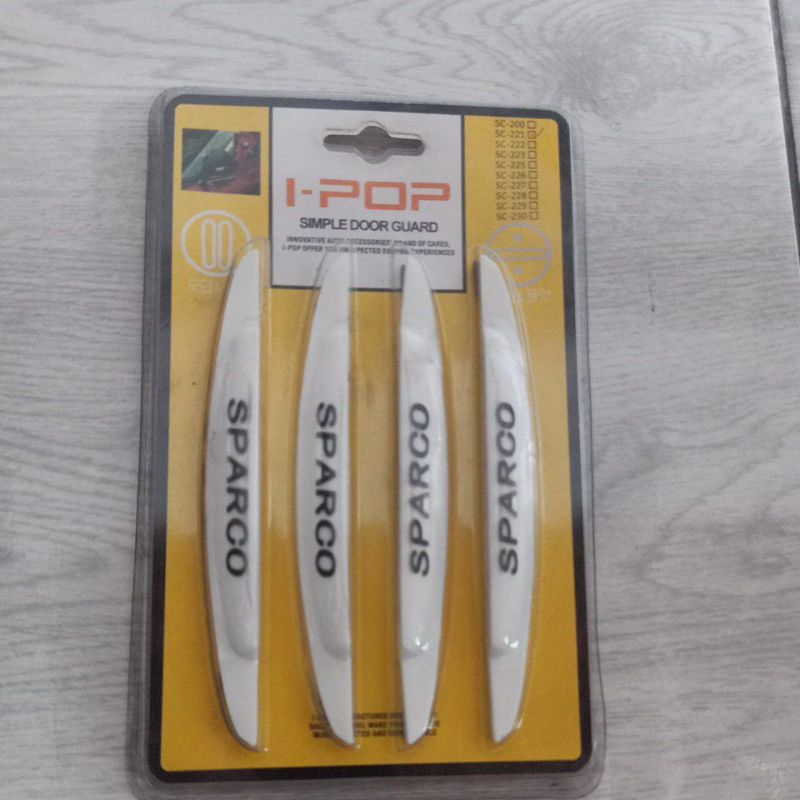 Door guard sparco sabit putih