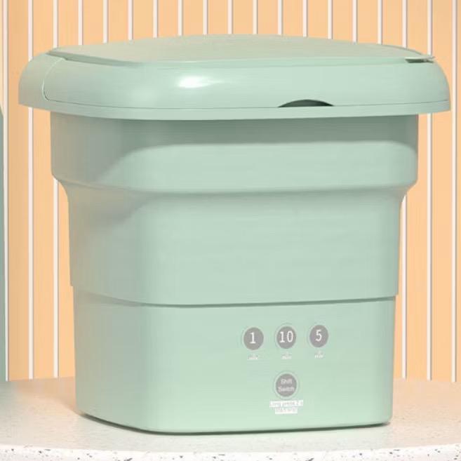 Mesin Cuci Mini Otomatis Dengan Pengering Kapasitas 2.5Kg / Mesin Cuci Portable / Mesin Cuci Lipat A