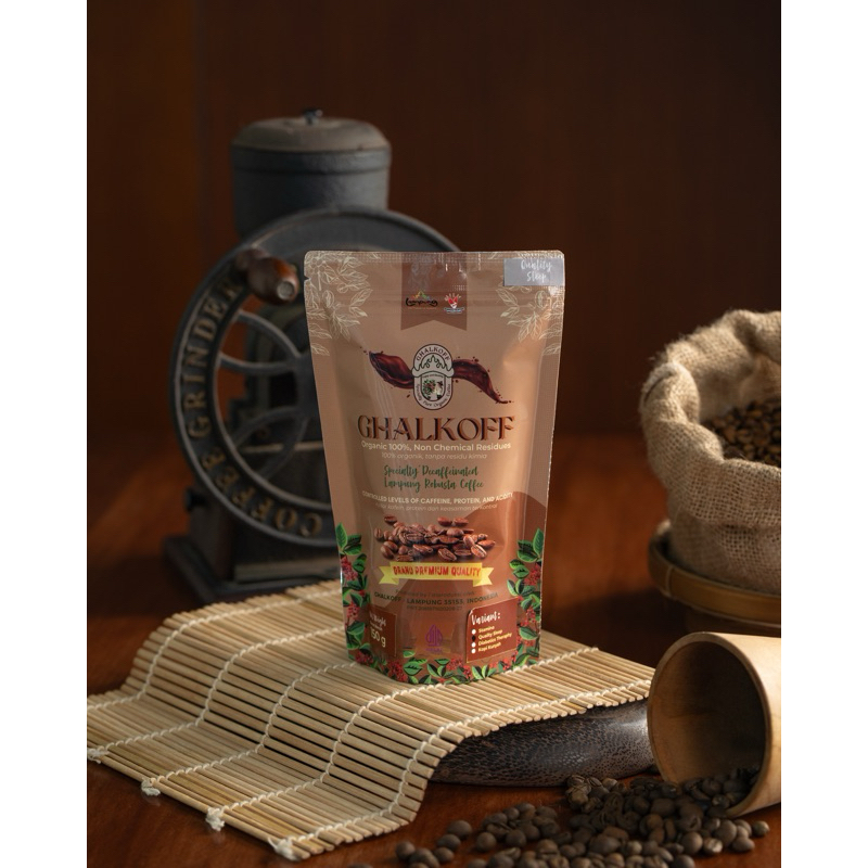 

Ghalkoff Quality Sleep 100% Kopi Robusta Organik Dekafeinasi Kopi Lampung