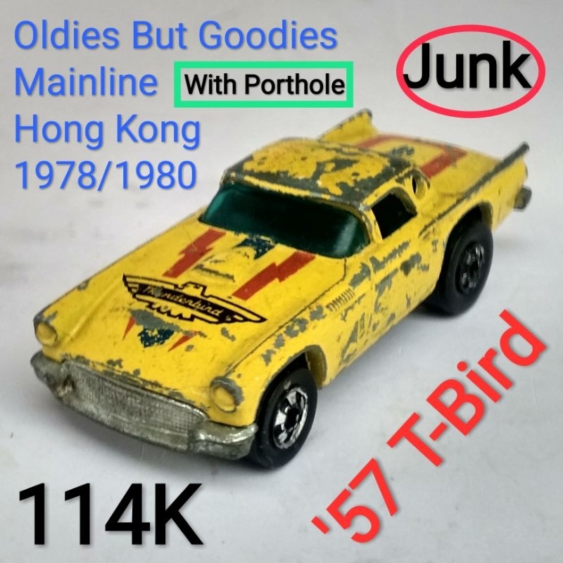Diecast Vintage Hot Wheels Hong Kong T Bird ban Blackwall