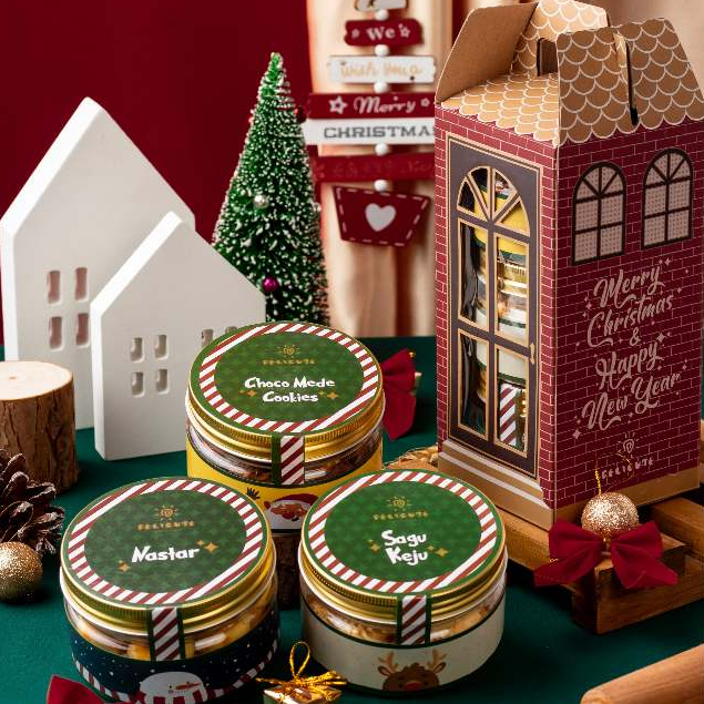 

NOEL CHRISTMAS HAMPERS - SAGU KEJU, CHOCO MEDE COOKIES dan NASTAR