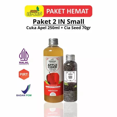 

Paket Best Seller Paket Diet Sehat 2in1 - Cuka Apel 250ml, dan Chia Seed 70gr ( ALL Variant ) By yara healthy care