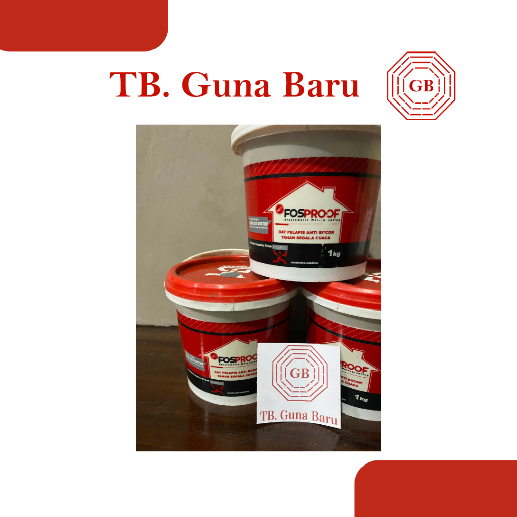 Cat Dinding Luar Pelapis Anti Bocor Fosproof