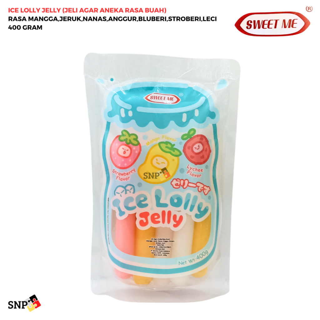 

SWEET ME ICE LOLLY JELLY ANEKA RASA BUAH 400 GRAM