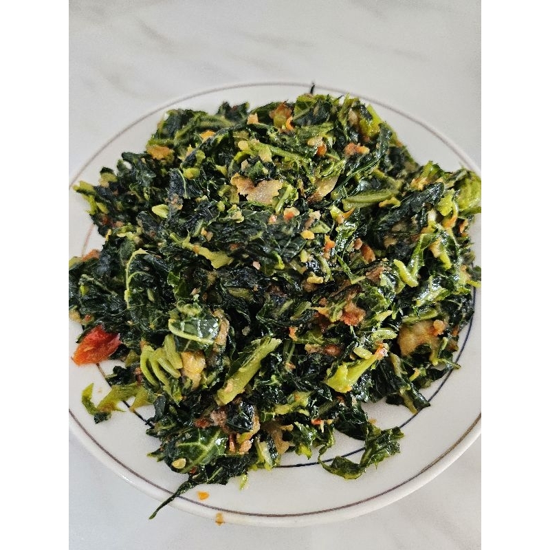 

Tumis daun singkong terasi