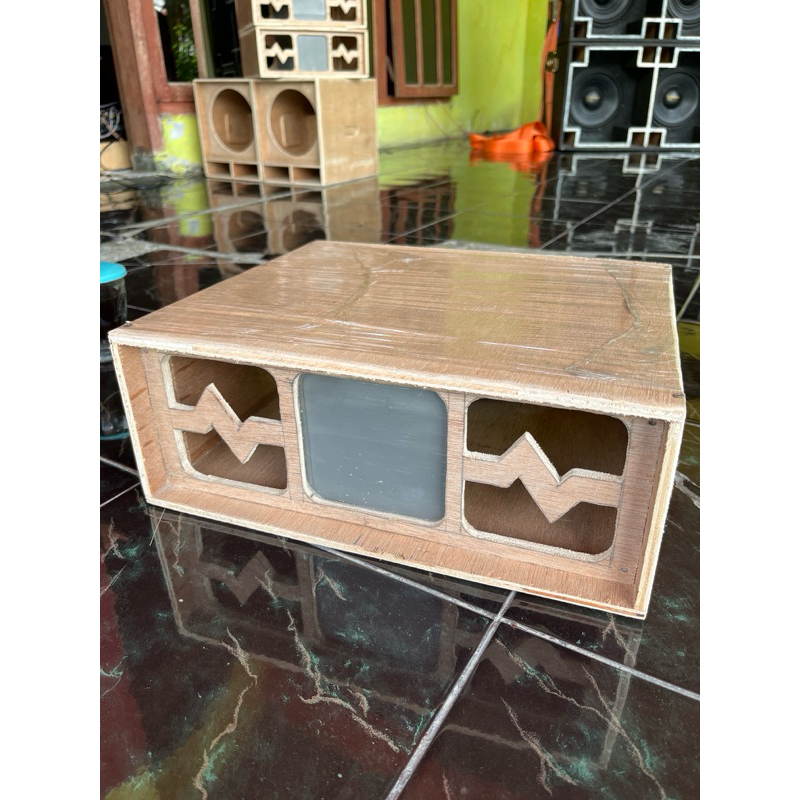 box power amplifier 5 amper bahan triplek 9mm tebal