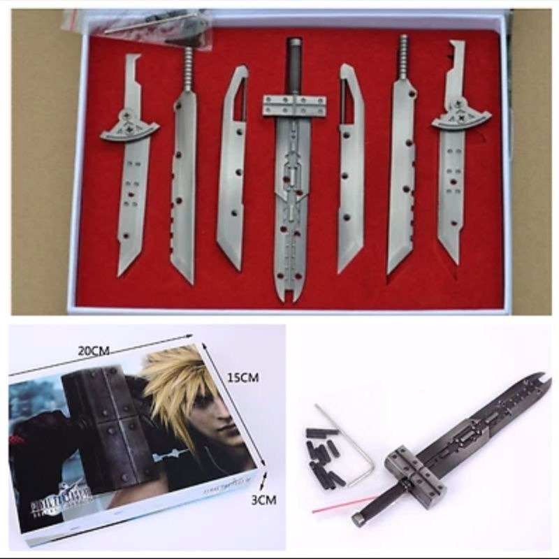 ACTION FIGURE PEDANG CLOUD FINAL FANTASY VII BOX