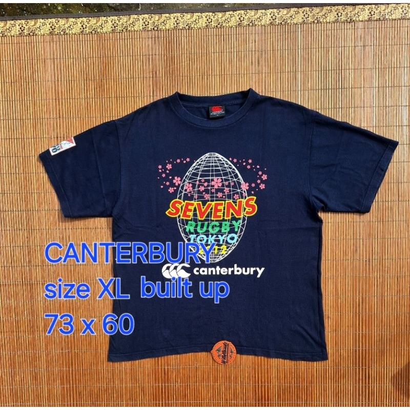 Baju Kaos CANTERBURY Tshirt Oblong Built Up