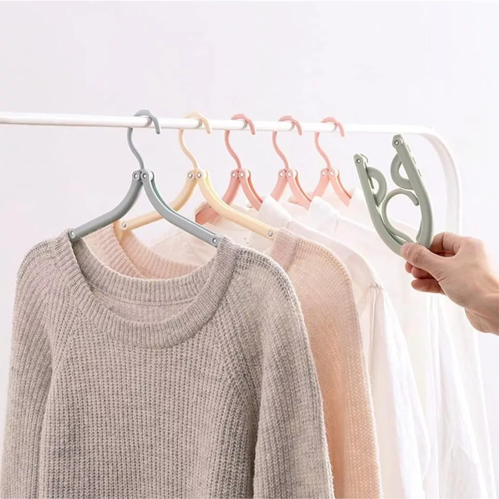 Gantungan Hanger Baju Lipat Travel Hanger Portable Fordable