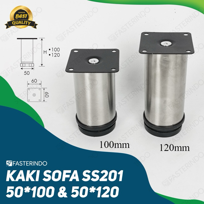 Kaki Sofa / Kaki Lemari / Kaki Sofa Bulat Stainless