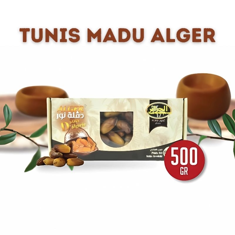 

Kurma Tunisia Madu AL GER 500gr | Korma Madu Premium Import