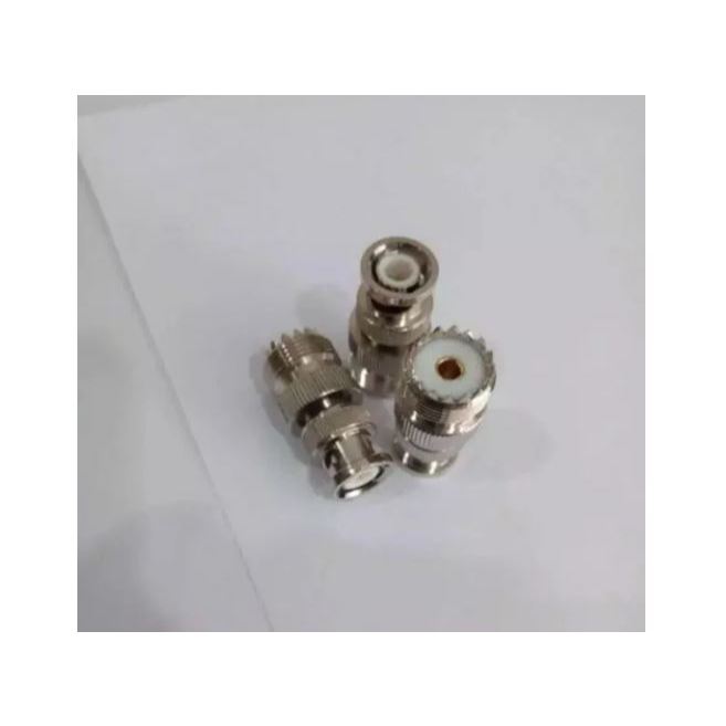 Konektor BNC male to PL female Ht - sambungan PL259 PL 259 PL-259 UHF female to connector RIG Baofen