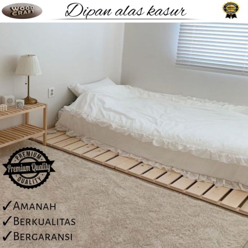 Divan alas kasur divan kayu tempat tidur dipan palet minimalis dipan lantai alas kasur