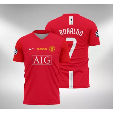 Jersey Ronaldo MU Home 2007 2008